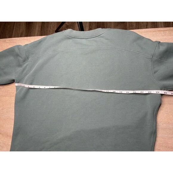 Lululemon Perfectly Oversized Crew Tidewater Teal Size 8 - Picture 6 of 7